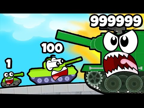 Видео: ЭВОЛЮЦИЯ САМОГО СИЛЬНОГО ТАНКА, МАКСИМАЛЬНЫЙ УРОВЕНЬ! | Labo Tank