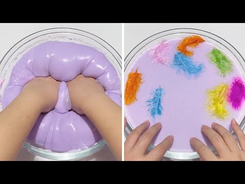 Видео: Самые расслабляющие и приятные видео со слаймами #358 //Быстрая версия // Слайминг //