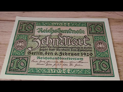 Видео: 1, 10, 1 000 000, 50 000 000 Марок, Нотгельды🇩🇪
