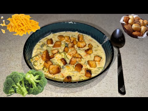 Видео: СУП ИЗ БРОККОЛИ С СЫРОМ ЧЕДДЕР ПО-АМЕРИКАНСКИ. БЫСТРО И ВКУСНО/AMERICAN BROCCOLI SOUP W/ CHEDDAR