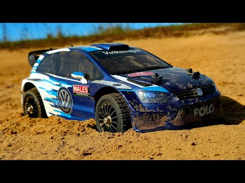Видео: Оторвись по полной на POLO R WRC от MJX. Тест HYPER GO 14304 1/14