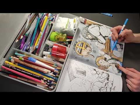 Видео: Хобби-VLOG:#64/ночные посиделки с раскраской/мир Толкина