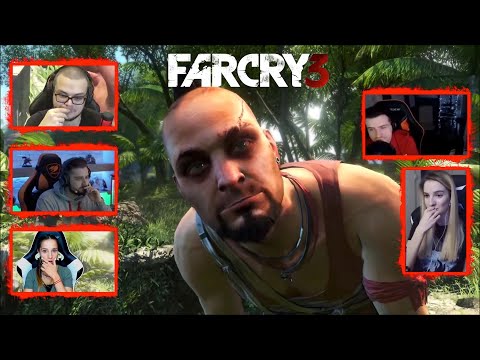 Видео: Реакция Летсплейщиков на Безумие Вааса | Far Cry 3