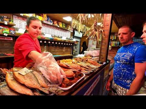 Видео: Прогулка в доль набережной, пос. Новомихайловский. Идем за рыбой к пенному. 2024г июнь 4K Video.