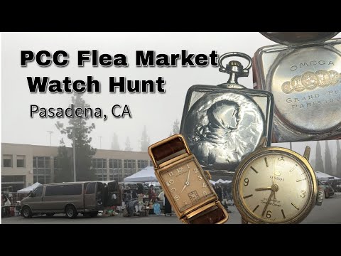 Видео: Скидки на редкие часы Omega и многое другое на блошином рынке в Пасадене, Калифорния