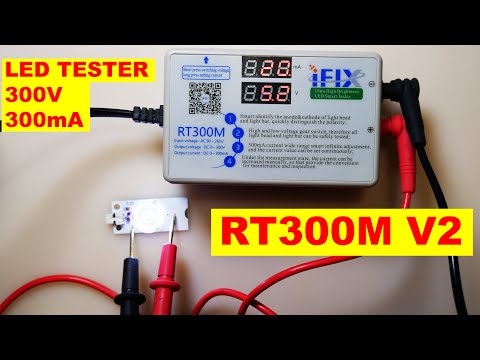 Видео: RT300M V2 LED Tester с регулировкой тока! 300V 300mA от iFIX