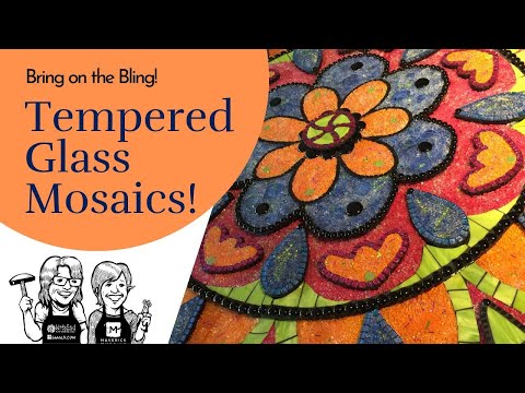 Видео: Коллаж из мозаики из закаленного стекла: пошаговое руководство для начинающих