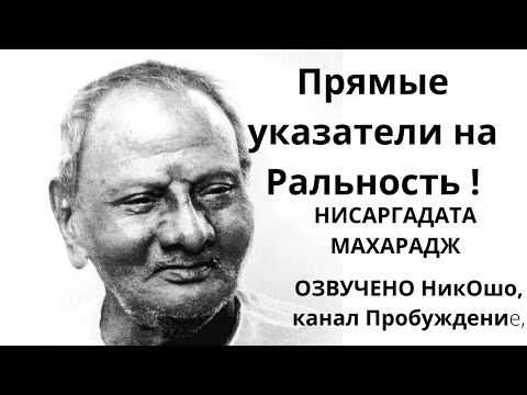 Видео: Нисаргадата Махарадж,Прямые указатели на Реальность,озвучено Никошо, главы с 1 по 10