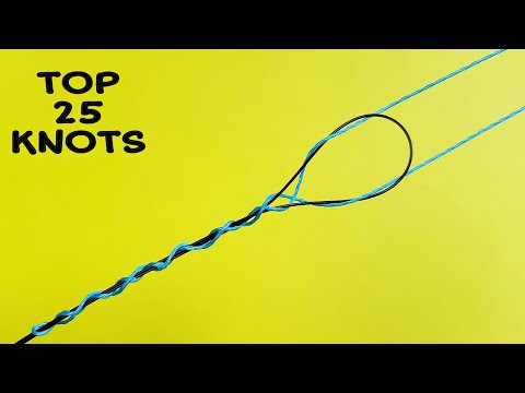 Видео: Топ 25 лучших рыболовных узлов для рыбалки о которых должен знать каждый рыбак
