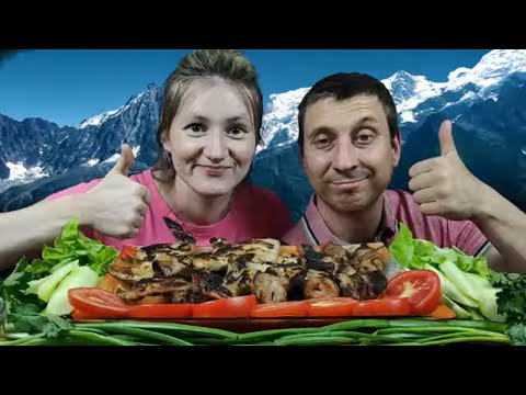 Видео: МУКБАНГ ШАШЛЫК С РЫБАЛКИ | MUKBANG BARBECUE FROM FISHING | #barbecue #mukbang #мукбанг #asmrrussia