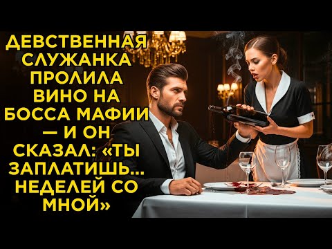 Видео: Девственная служанка пролила вино на босса мафии — и он сказал: «Ты заплатишь... Неделей со мной»