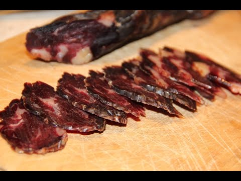 Видео: Казы. Казылык. Сыровяленая конская колбаса.