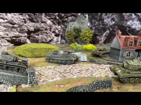 Видео: Миниатюрная игра World Of Tanks — Боевой отчёт (150 очков) S1E2