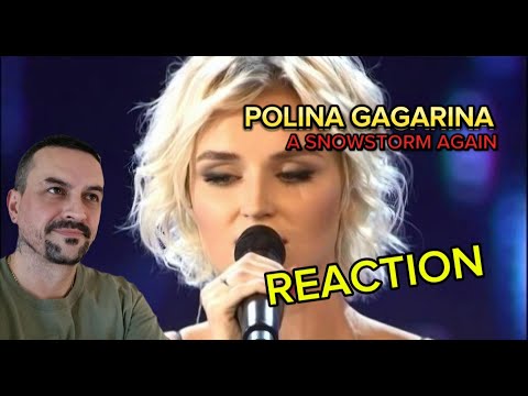Видео: POLINA GAGARINA Полина Гагарина ''Опять метель'' Новая Волна REACTION