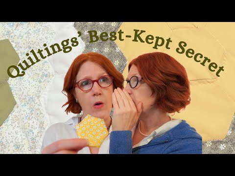 Видео: Как сделать шестиугольники БЕЗ бумажных форм — урок по квилтингу