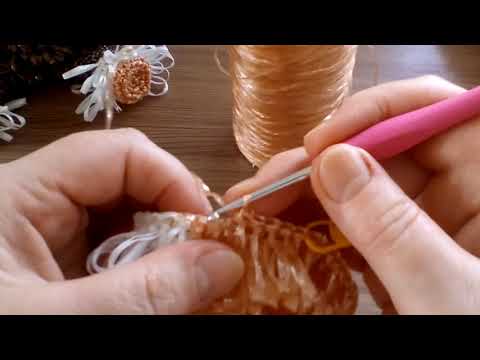 Видео: Игрушка-мочалка "бычок" 2 часть.