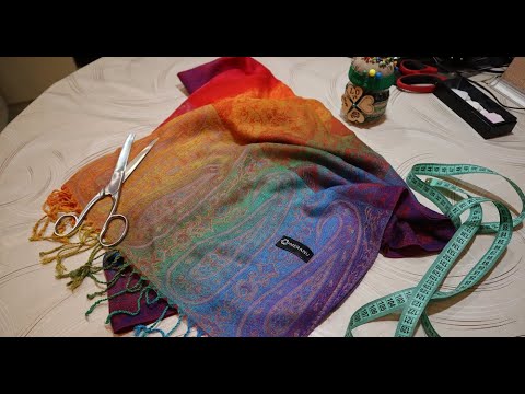Видео: #DIY/ ШЬЮ без ВЫКРОЙКИ/ БЫСТРАЯ ПЕРЕДЕЛКА ШИКАРНОГО ПАЛАНТИНА/ 換衣服/ ALTERING A SCARF
