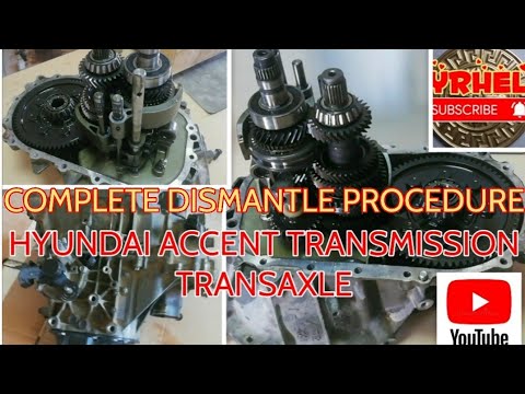 Видео: Процедура полной разборки трансмиссии Hyundai Accent