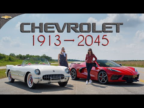 Видео: Эволюция Chevrolet (1913–2045) | Классические Chevy против автомобилей будущего