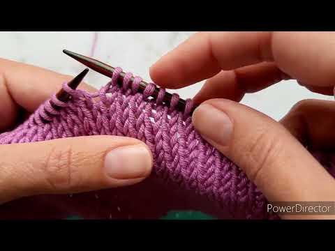 Видео: Как сделать прибавку спицами без наклона вправо или влево?