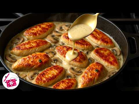 Видео: Лучший ужин за 20 минут! 🔥 Курица с грибами. Простой и вкусный рецепт