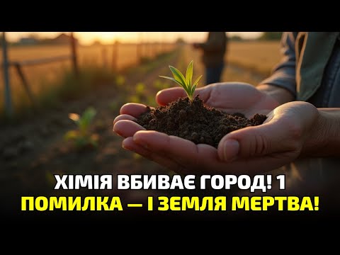 Видео: Хімічні добрива знищують землю: мікроби гинуть, врожай падає, а ґрунт стає мертвим