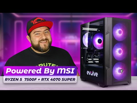 Видео: Ryzen 5  7500F + RTX 4070 SUPER 👽 Годный ГОТОВЫЙ ИГРОВОЙ ПК EVOLVE Powered By MSI