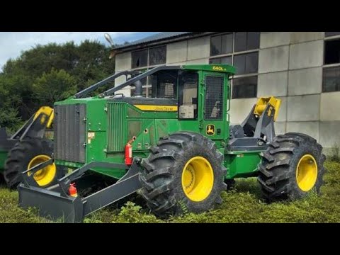 Видео: Работа John Deere 640L-II