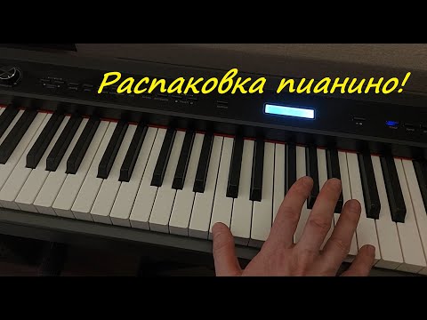 Видео: Распаковка электронного пианино!