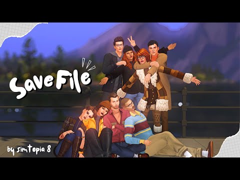 Видео: 🌟 Стартовое сохранение от SIMTOPIA 🌟 Обзор на моё сохранение. Скачать в описании || The Sims 4