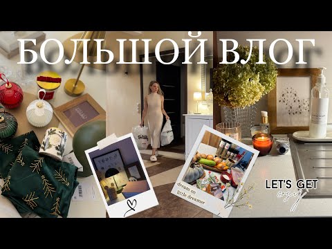 Видео: БОЛЬШОЙ ВЛОГ ☕️📷👜✨уборка в прихожей первые новогодние покупки печем печенье прогулка