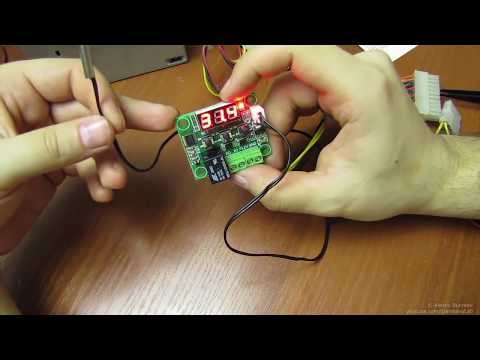 Видео: Электронный терморегулятор XH-W1209