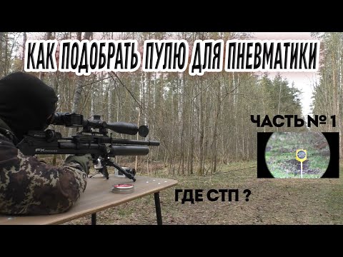 Видео: Где же моя СТП ? Как подобрать пулю для пневматики - Частая ошибка. Продолжение следует.