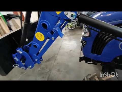 Видео: Минитрактор LOVOL TE-404 с фронтальным погрузчиком ПЛ-0.3