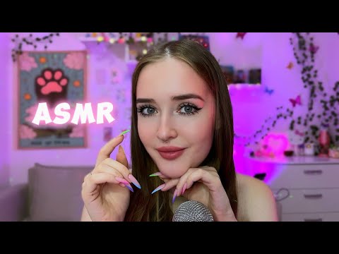 Видео: ASMR💜неразборчивый шепот и визуальные триггеры ✨