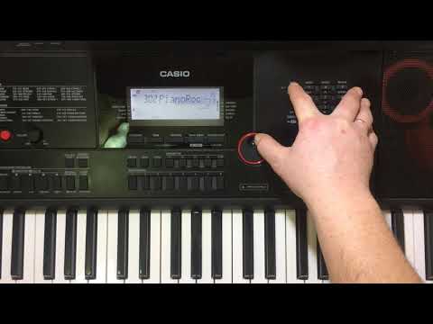Видео: Включение или отключение отдельных партий в стиле на синтезаторе Casio CT-X3000