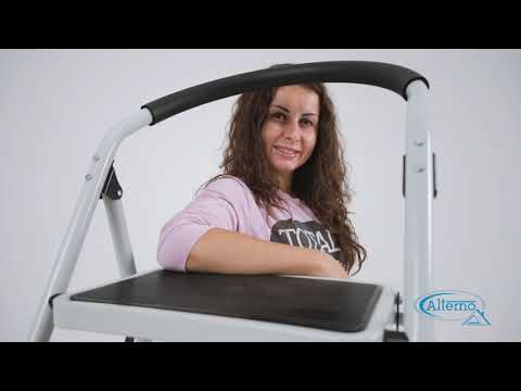 Видео: Производство стремянок с широкими ступенями. Бренд Alterno