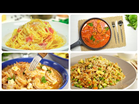 Видео: 4 Рецепта быстрых ужинов из разных стран от Всегда Вкусно!