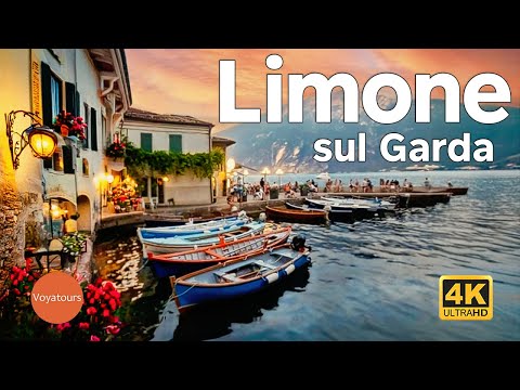 Видео: Limone sul Garda - Жемчужина Озера Гарда, Северная Италия. (4K UHD)