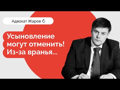 Видео: Решение суда об усыновлении может быть отменено. Как не попасть в ловушку из документов?