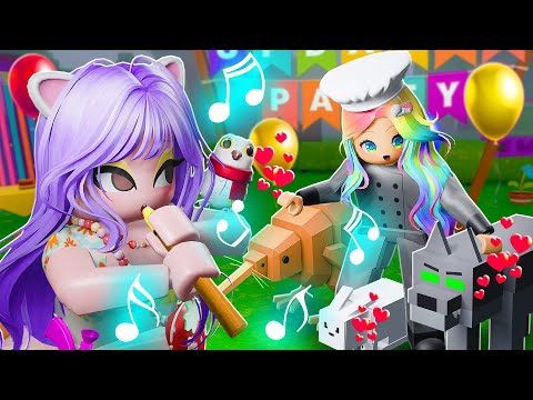 Видео: ВЕЧЕРИНКА С ПИТОМЦАМИ В ЛЕСУ! Roblox 99 Nights in the Forest