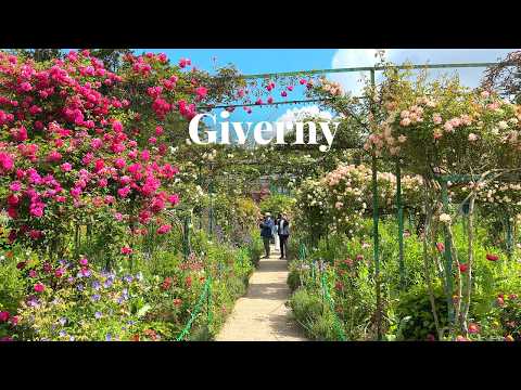 Видео: [4K] 🇫🇷 Живерни: цветущий рай во Франции🌹🪻💐 — словно попадаешь в мир искусства Моне🎨 Июнь 2025 г.