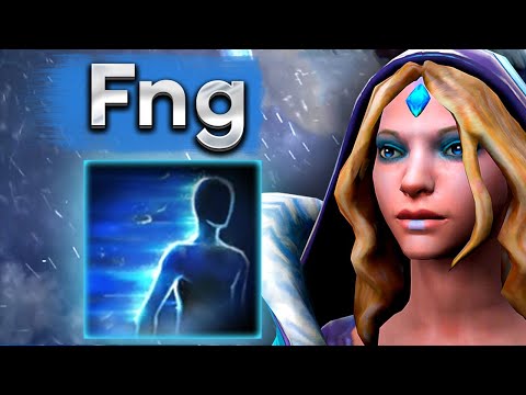 Видео: Кристал Мейден  от топ 8 Интернешнла! - Fng Crystal Maiden 7.34 DOTA 2