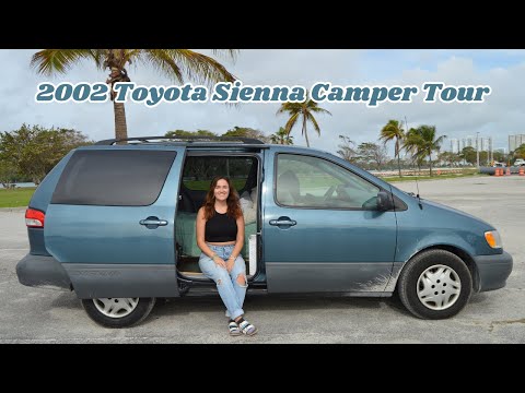 Видео: Минивэн-кемпер-тур | Toyota Sienna 2002 года