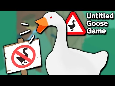 Видео: Я СТАЛ БЕЗУМНЫМ ГУСЕМ ВОРИШКОЙ!!! ( Untitled Goose Game)