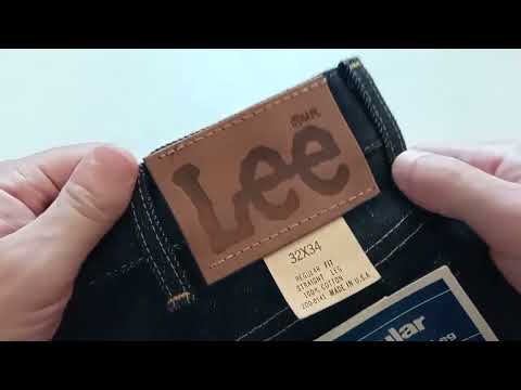 Видео: Американский антиквариат. Джинсы Lee 200-й серии 80x