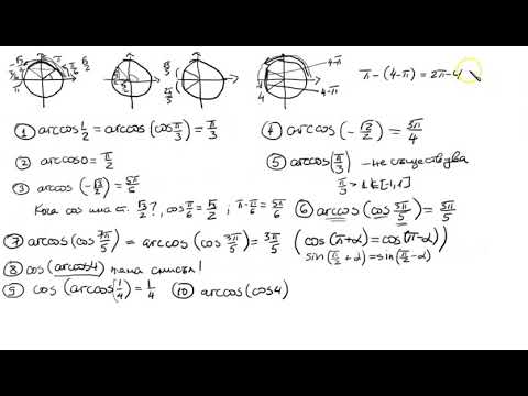 Видео: 6. Тригонометрична окръжност. Обратни тригонометрични функции