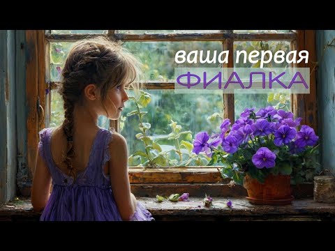 Видео: Первая фиалка. Самые важные моменты для её долгой и здоровой жизни