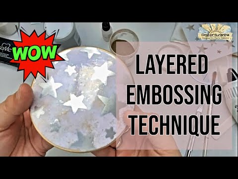 Видео: 🔥🔥 Обязательно попробуйте эту технику многослойного тиснения!!! Потрясающие результаты с @WowEmbo...