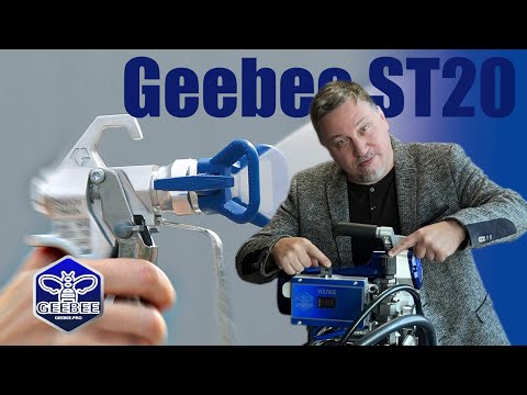 Видео: Обзор аппарата безвоздушного распыления ST20 от компании GEEBEE